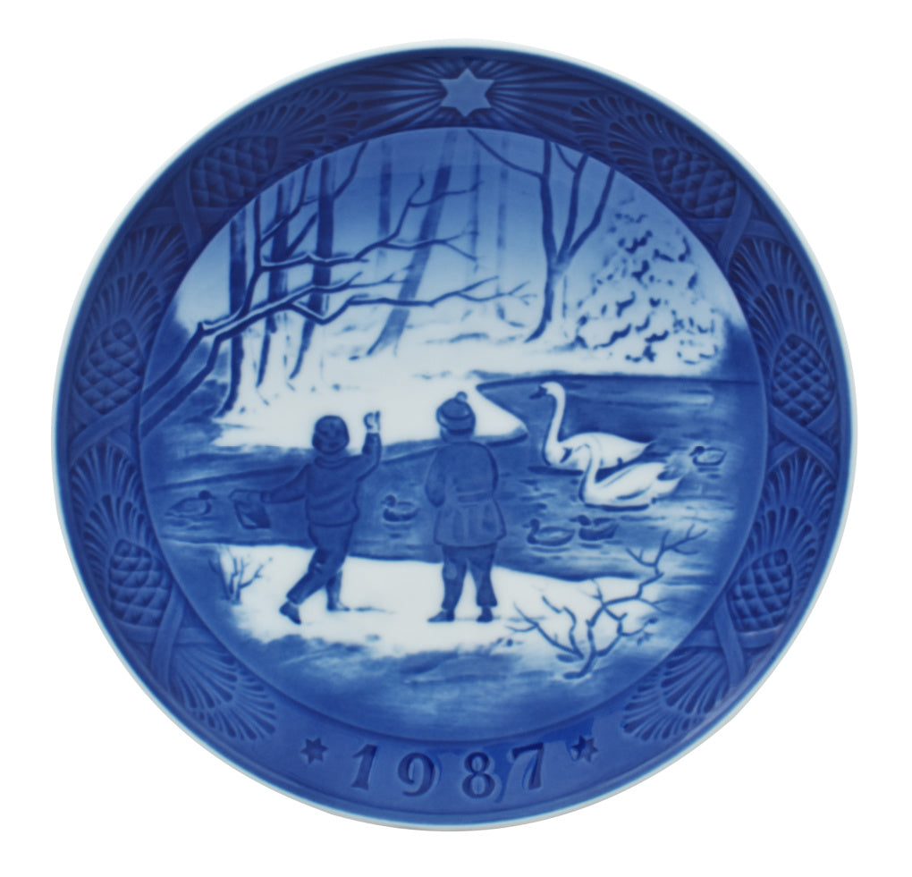 Royal Copenhagen 1987 Christmas Plate-collectables-Goviers