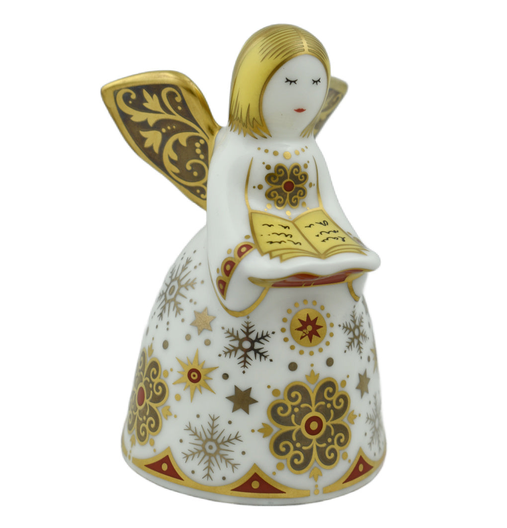 Royal Crown Derby Angel Shimmer-Paperweights-Goviers