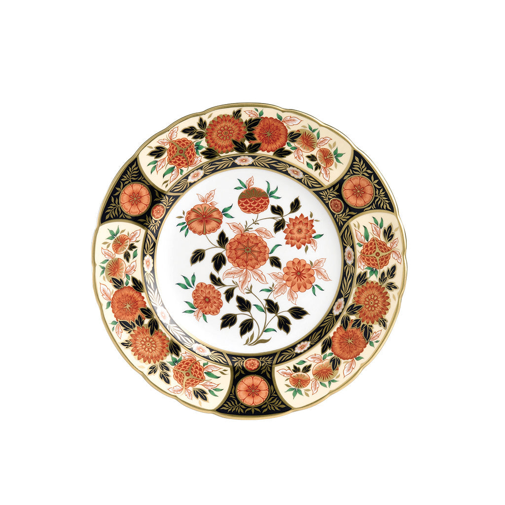 Royal Crown Derby Antique Chyrsanthemum Accent Plate 21cm New-Goviers