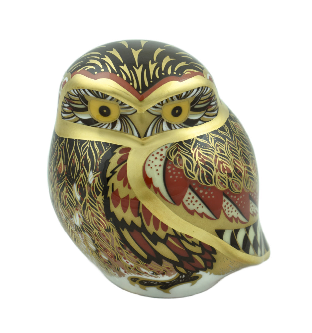 Royal Crown Derby Athena Owl-Paperweights-Goviers