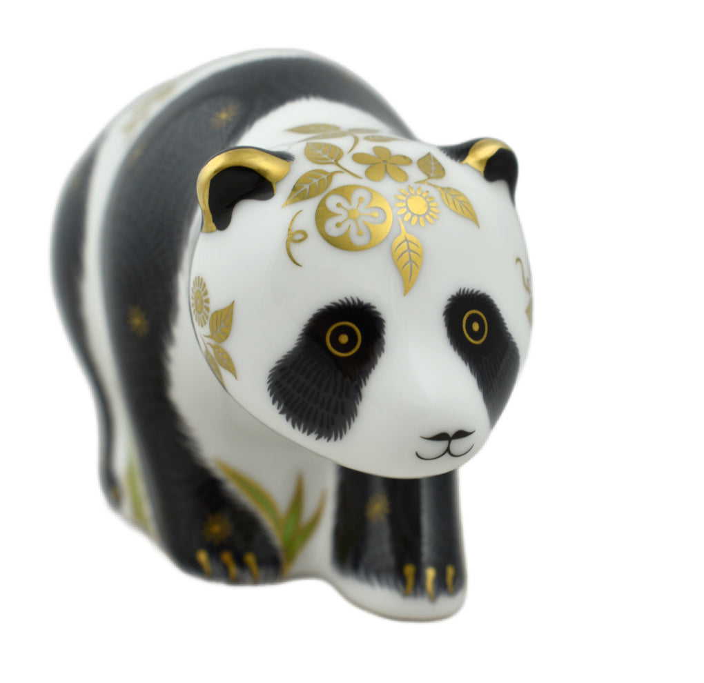 Royal Crown Derby Baby Panda Walking-Paperweights-Goviers