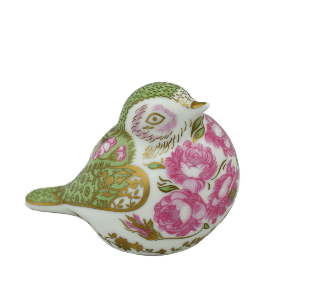 Royal Crown Derby Billingsley Rose Robin-Collectables-Goviers