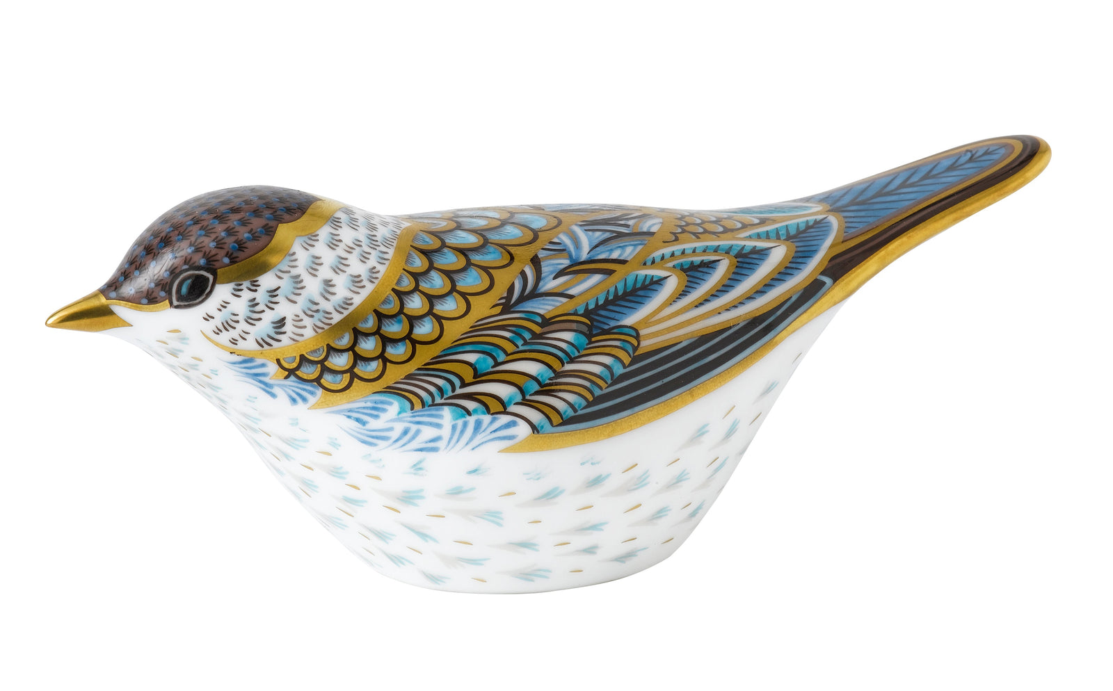 Royal Crown Derby Blackcap Warbler-Collectables-Goviers