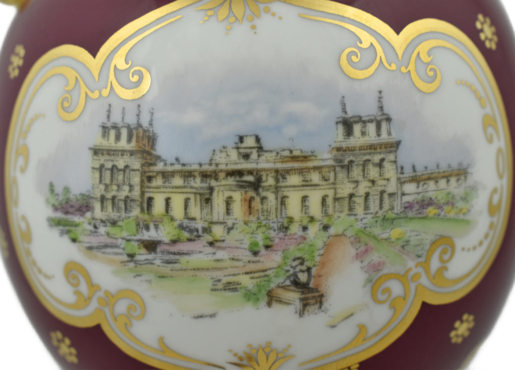 Royal Crown Derby Blenheim Palace Vase-Vases-Goviers