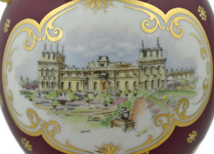 Royal Crown Derby Blenheim Palace Vase-Vases-Goviers
