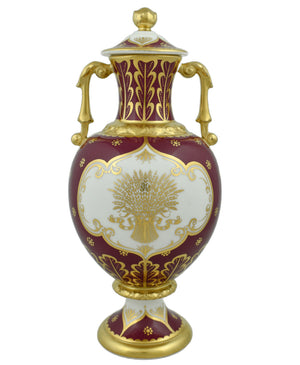 Royal Crown Derby Blenheim Palace Vase-Vases-Goviers