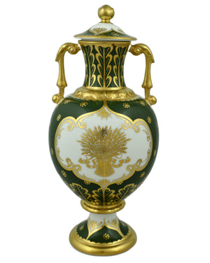 Royal Crown Derby Burghley House Vase-Vases-Goviers