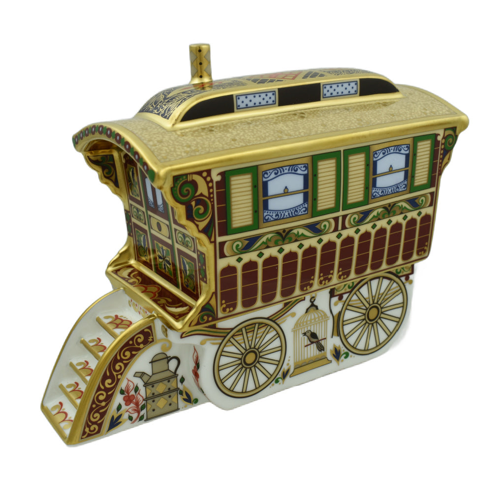 Royal Crown Derby Burton Wagon-Paperweights-Goviers