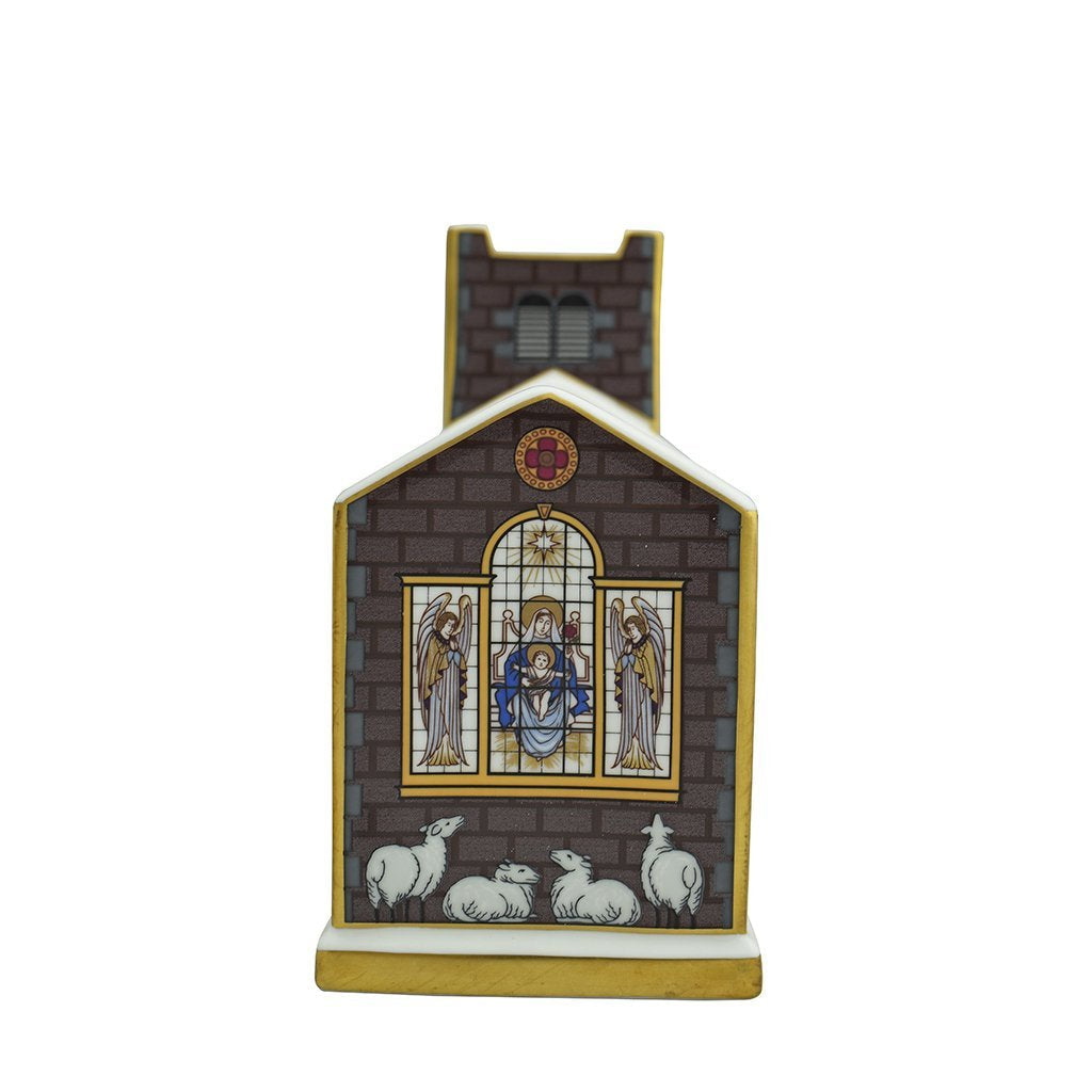 Royal Crown Derby Christmas Church Goviers-Paperweights-Goviers