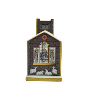 Royal Crown Derby Christmas Church Goviers-Paperweights-Goviers