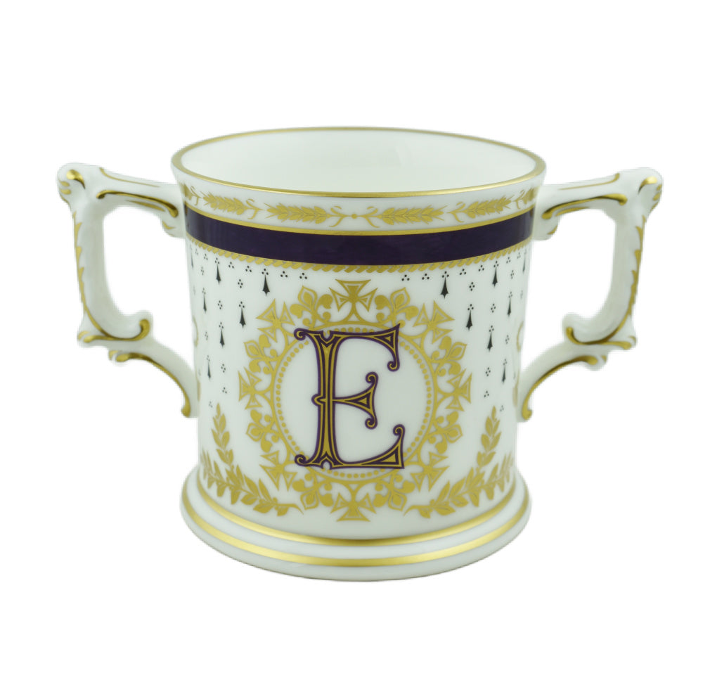 Royal Crown Derby Coronation Loving Cup 60th Anniversary-Commemoratives-Goviers