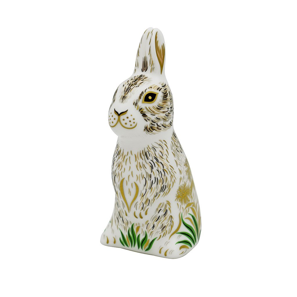 Royal Crown Derby Dandelion Bunny Guild Exclusive-Paperweights-Goviers