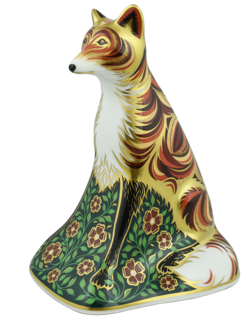 Royal Crown Derby Devonian Vixen PAIR (2)-Paperweights-Goviers