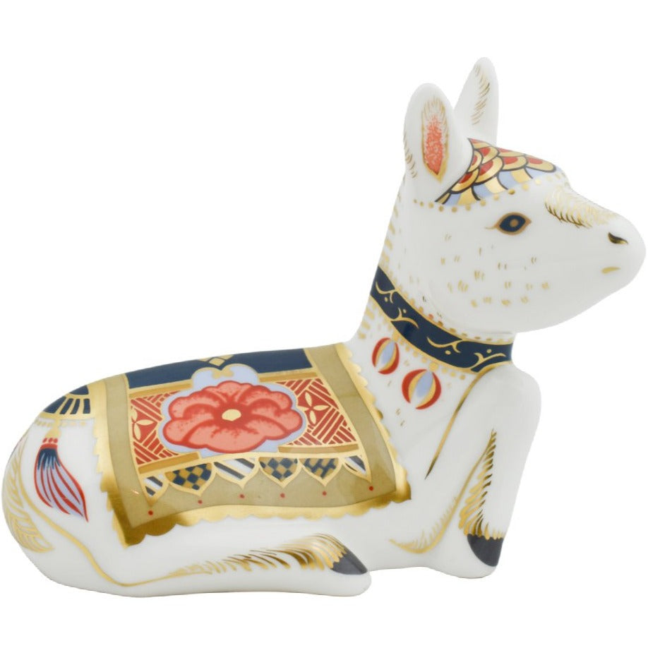 Royal Crown Derby Donkey Foal-Paperweights-Goviers