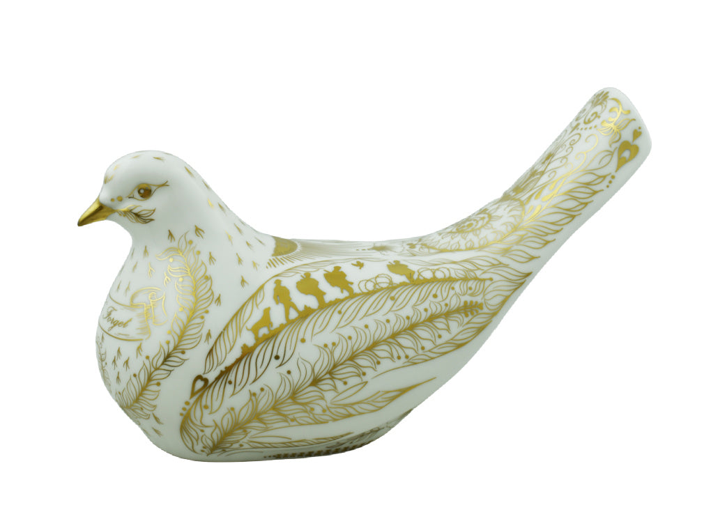 Royal Crown Derby Dove of Peace-Paperweights-Goviers
