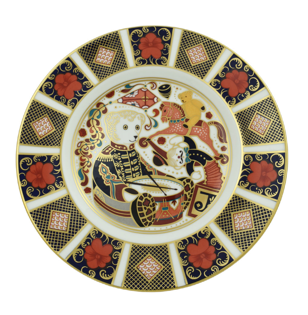 Royal Crown Derby Drummer Bear Plate - Goviers of Sidmouth