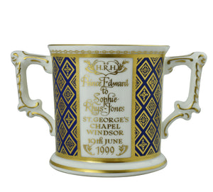 Royal Crown Derby Edward & Sophie Wedding Loving Cup-Commemoratives-Goviers