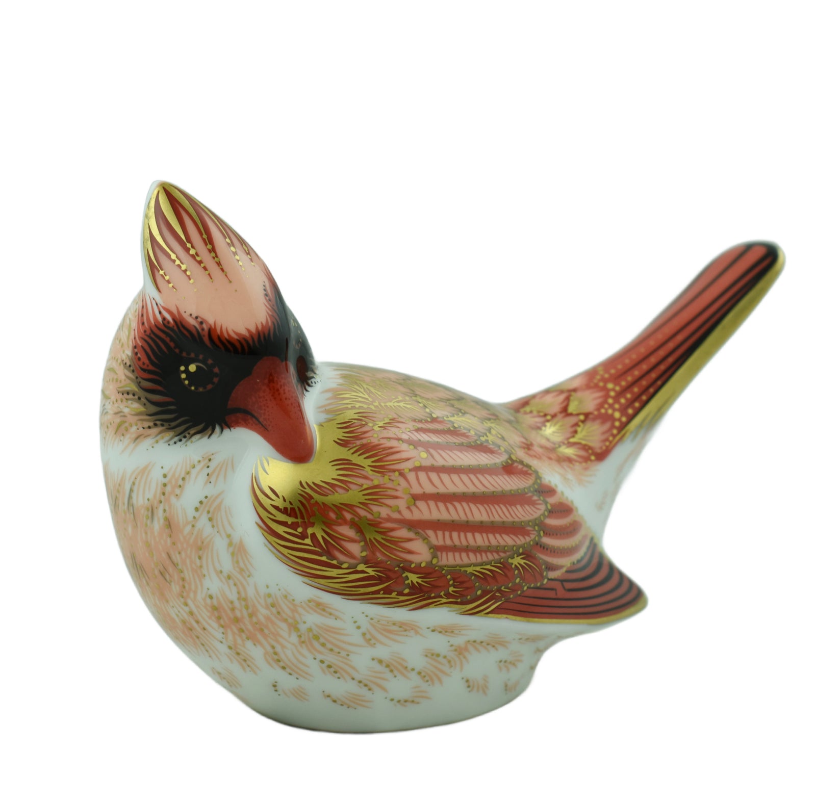 Royal Crown Derby Female Cardinal-Paperweights-Goviers