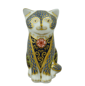 Royal Crown Derby Fireside Kitten-Paperweights-Goviers