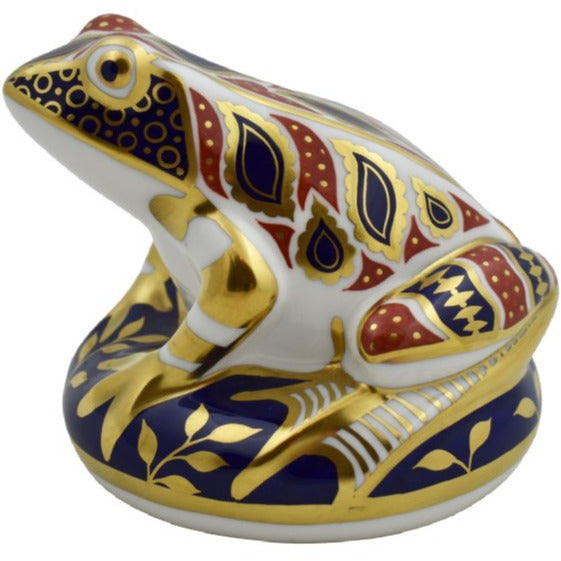 Royal Crown Derby Frog-Paperweights-Goviers