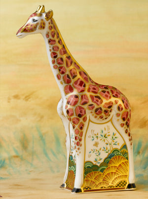 Royal Crown Derby Giraffe PreLoved-Paperweights-Goviers