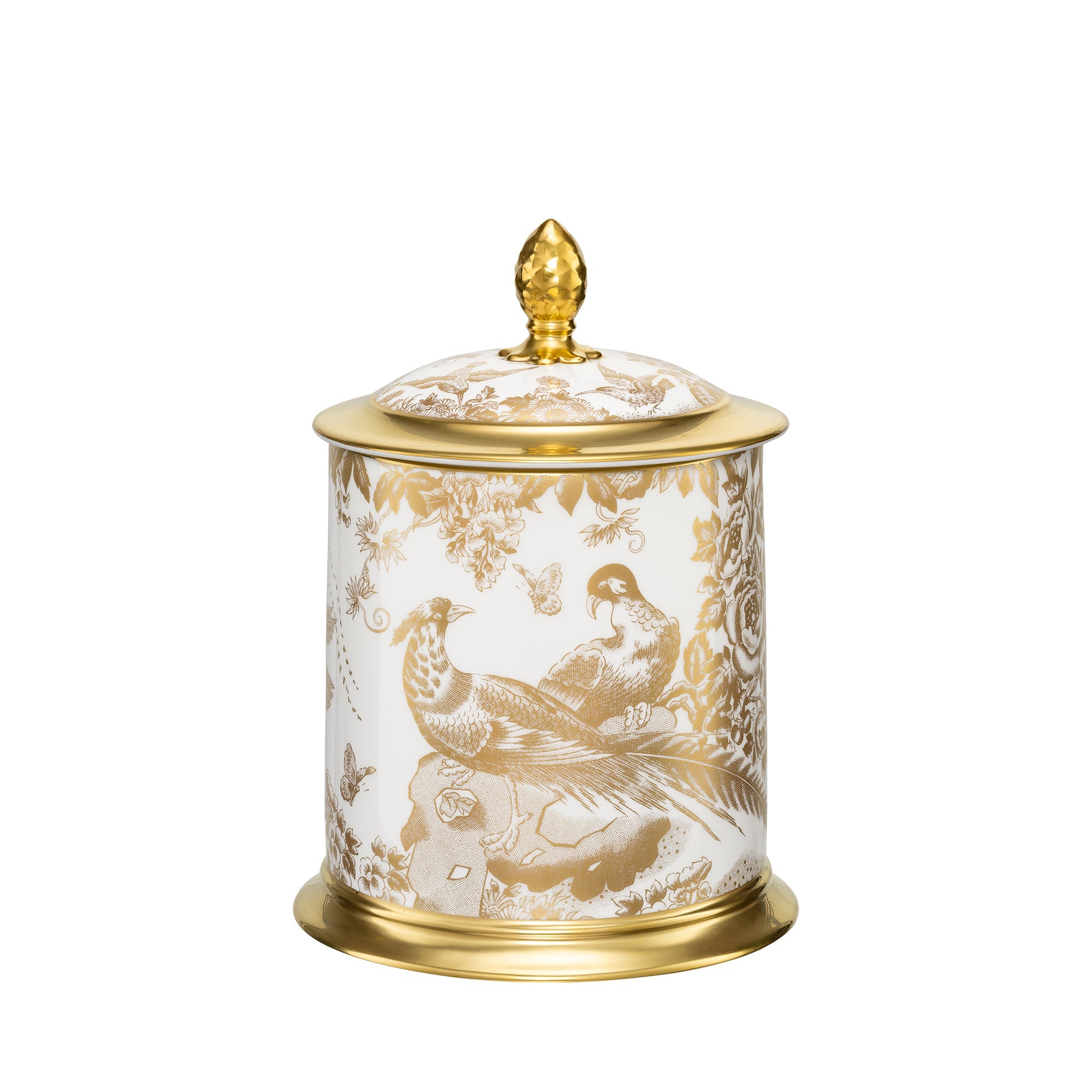 Royal Crown Derby Gold Aves Storage Jar Small NEW-Goviers