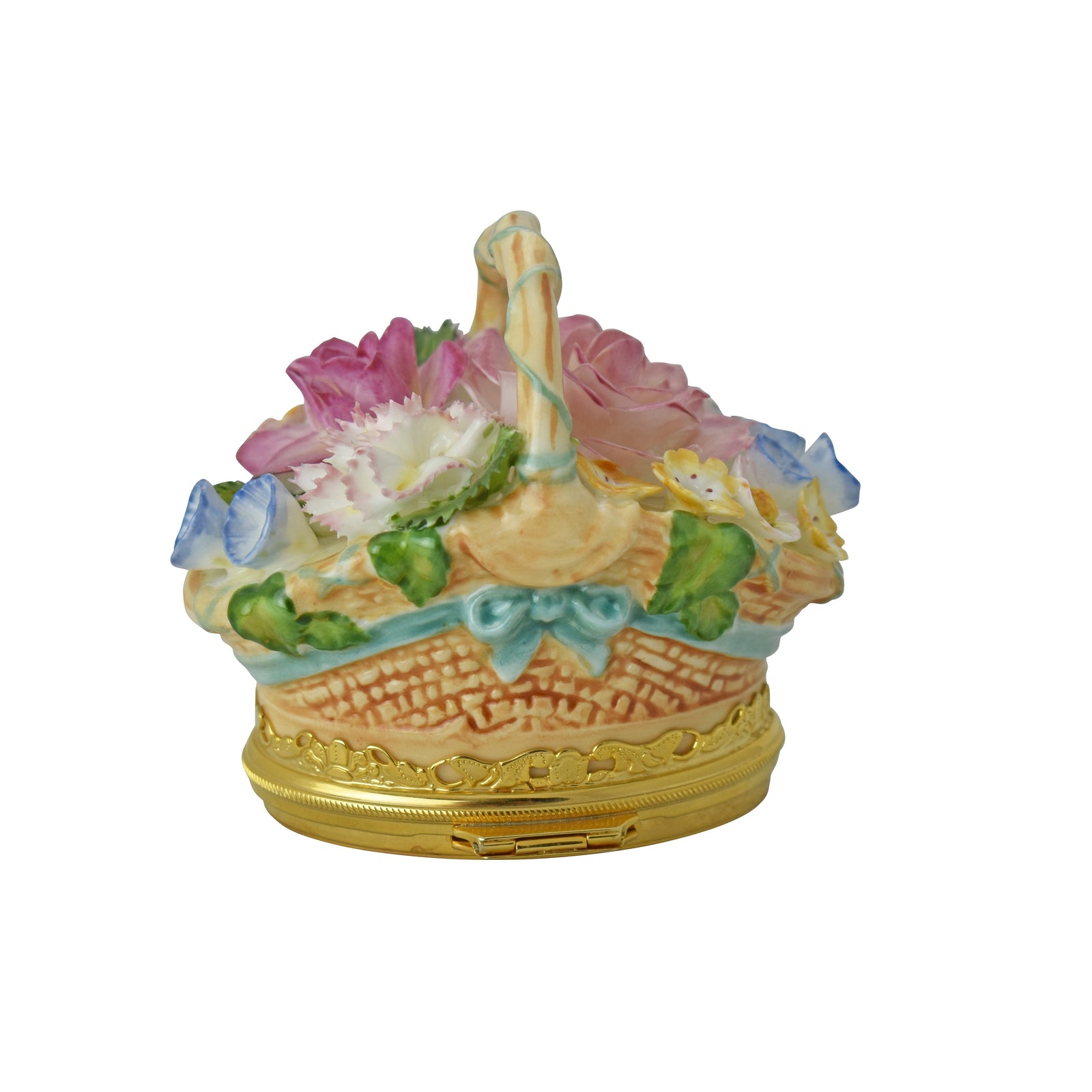 Royal Crown Derby Golden Jubilee Floral Bonbonniere-Commemoratives-Goviers