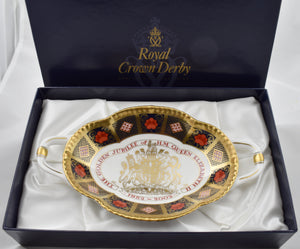 Royal Crown Derby Golden Jubilee Imari Melbourne Tray-Home Accessories-Goviers