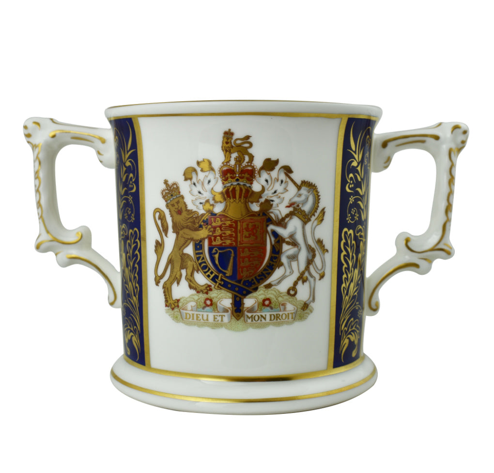 Royal Crown Derby Golden Jubilee Loving Cup-Commemoratives-Goviers
