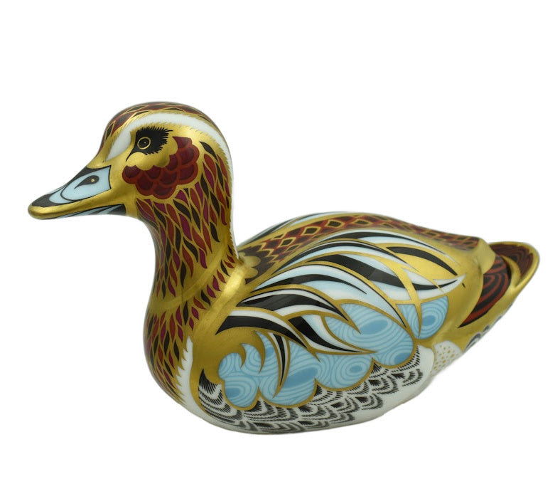 Royal Crown Derby Guild Duck-Paperweights-Goviers