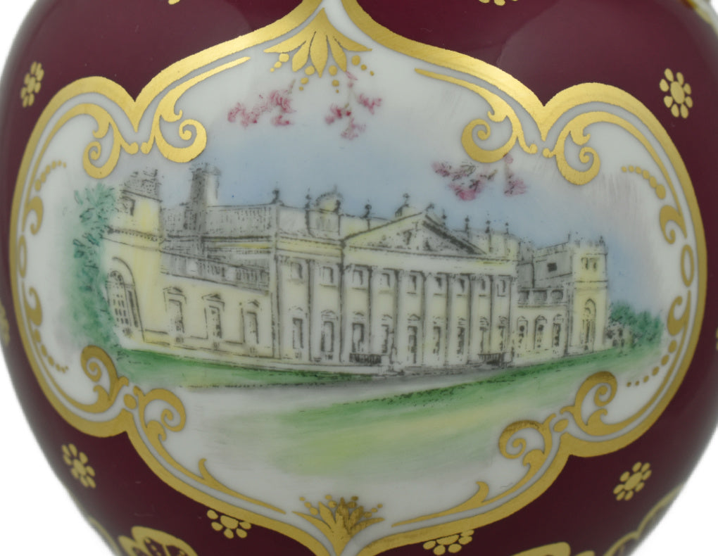 Royal Crown Derby Harewood House Vase-Vases-Goviers