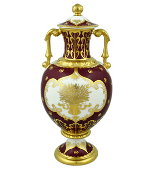 Royal Crown Derby Harewood House Vase-Vases-Goviers