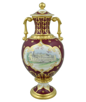 Royal Crown Derby Harewood House Vase-Vases-Goviers