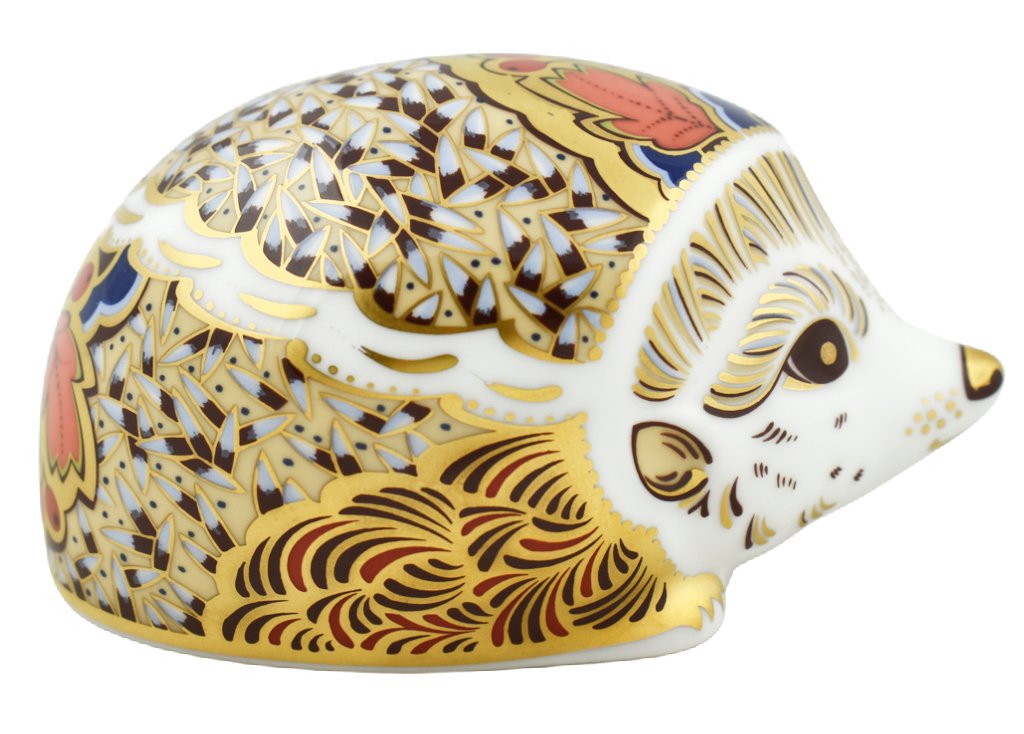 Royal Crown Derby Hawthorn Hedgehog-Paperweights-Goviers