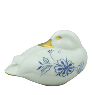 Royal Crown Derby Imari Blue Sleeping Duck-Paperweights-Goviers