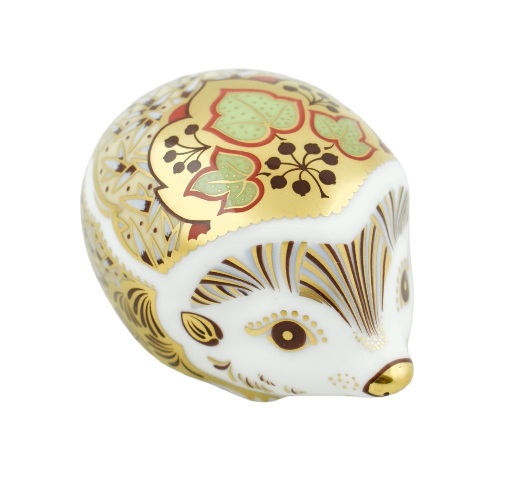 Royal Crown Derby Ivy Hedgehog PreLoved-Paperweights-Goviers