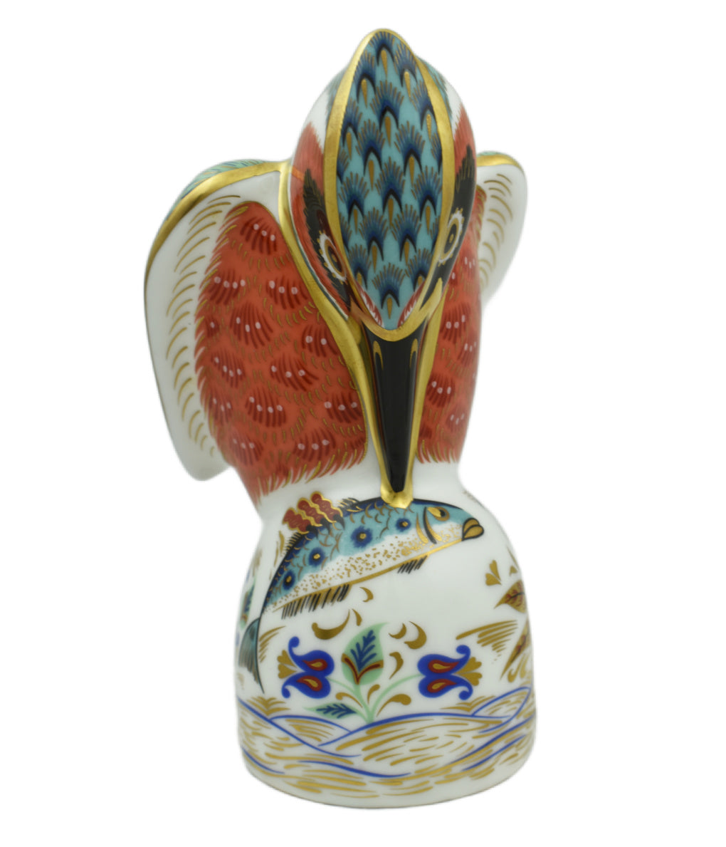 Royal Crown Derby Kingfisher 2010-Paperweights-Goviers