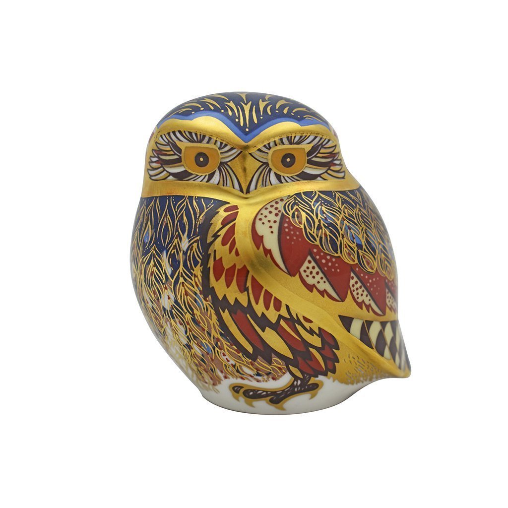 Royal Crown Derby Little Owl PreLoved-Paperweights-Goviers