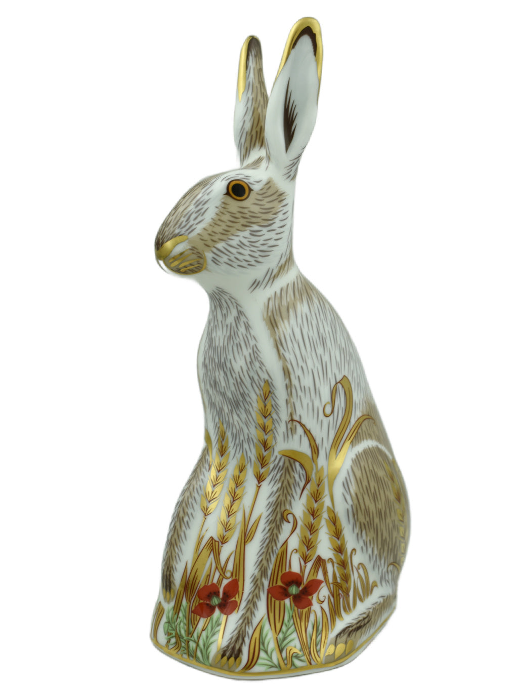 Royal Crown Derby Midsummer Hare-Paperweights-Goviers