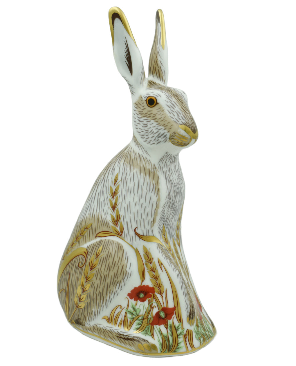 Royal Crown Derby Midsummer Hare-Paperweights-Goviers