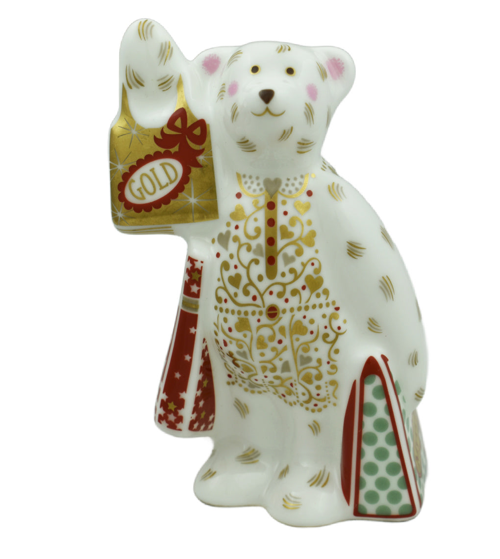 Royal Crown Derby Mini Bear Bearing Gifts-Paperweights-Goviers