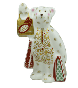 Royal Crown Derby Mini Bear Bearing Gifts-Paperweights-Goviers
