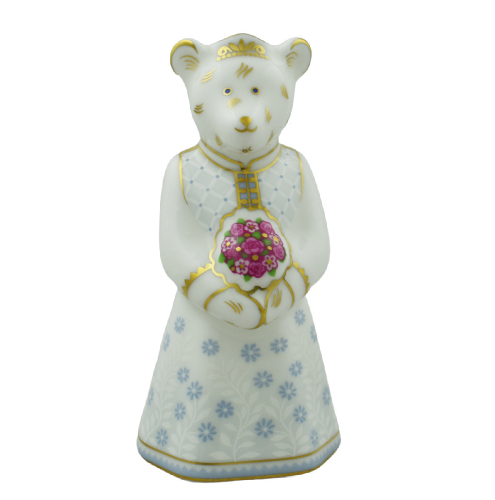 Royal Crown Derby Mini Bear Bride-Paperweights-Goviers