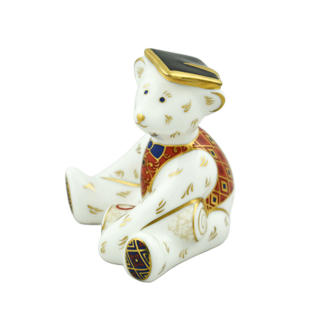 Royal Crown Derby Mini Graduate Bear-Goviers