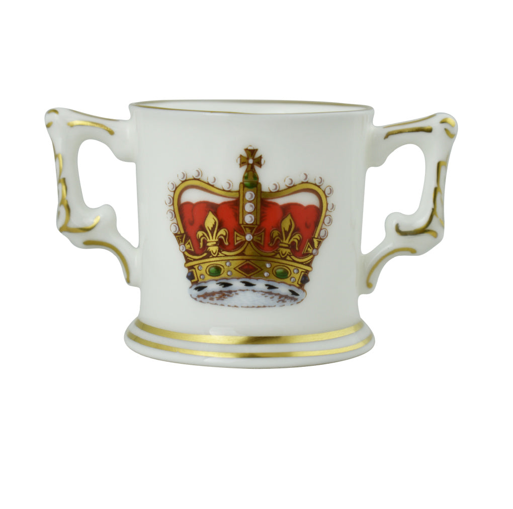 Royal Crown Derby Mini Loving Cup Golden Jubilee-Commemoratives-Goviers