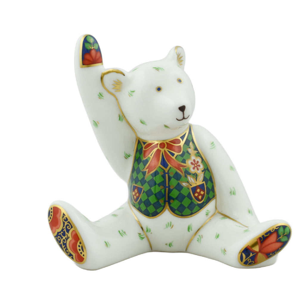 Royal Crown Derby Mini Teddy Arthur-Paperweights-Goviers