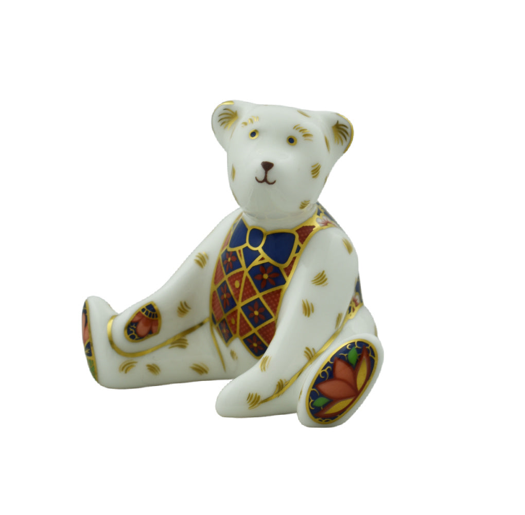 Royal Crown Derby Mini Teddy Steiff Bear-Paperweights-Goviers