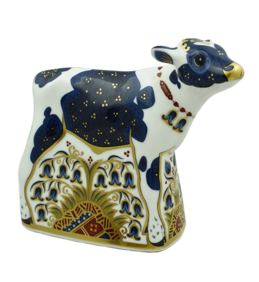Royal Crown Derby New Year Calf-Paperweights-Goviers