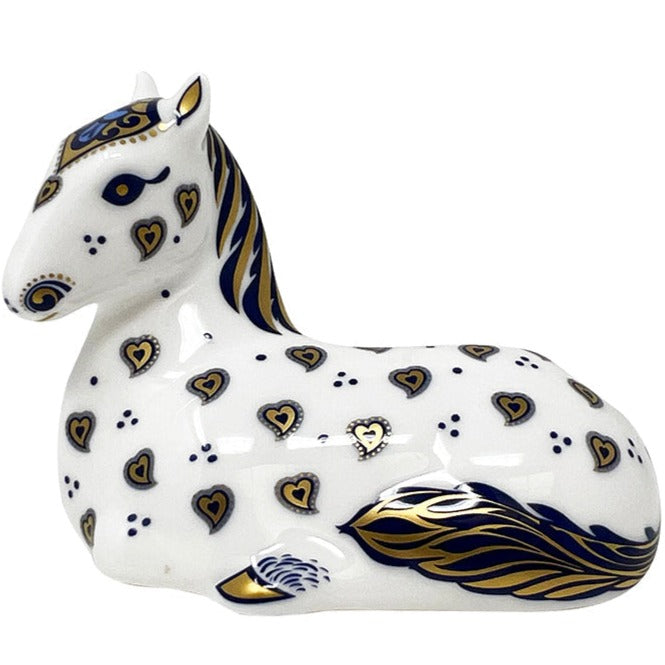 Royal Crown Derby New Year Horse PreLoved-Paperweights-Goviers