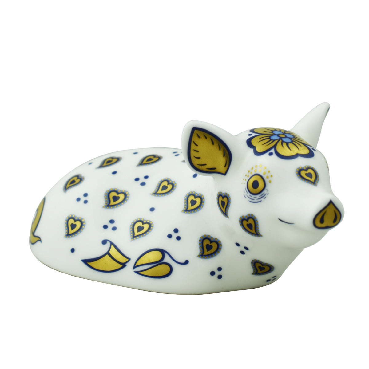 Royal Crown Derby New Year Pig PreLoved-Paperweights-Goviers